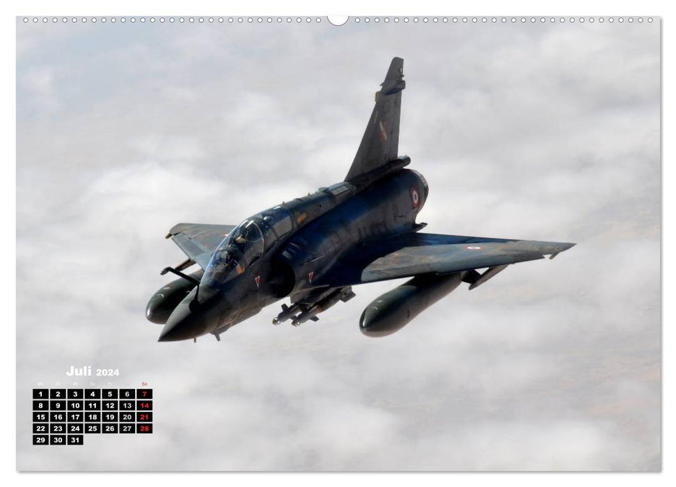 Fascination with fighter aircraft (CALVENDO Premium Wall Calendar 2024) 