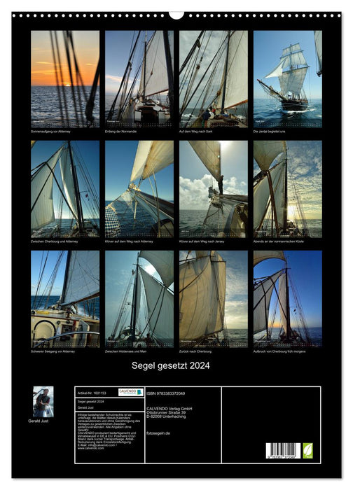 Mettre les voiles 2024 (Calendrier mural CALVENDO 2024) 