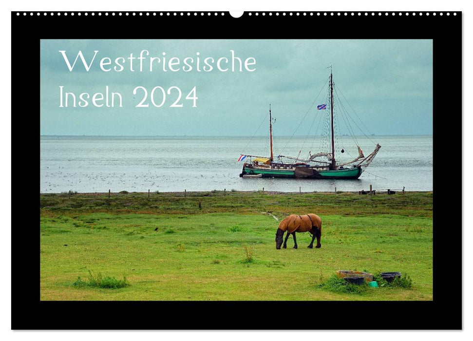 Îles de la Frise occidentale 2024 (calendrier mural CALVENDO 2024) 