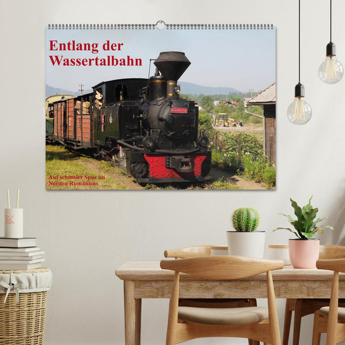 Along the Wassertalbahn - On a narrow track in the north of Romania (CALVENDO wall calendar 2024) 