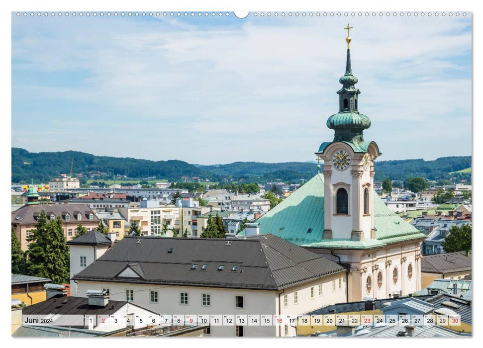 SALZBURG Views of the Mozart City (CALVENDO Premium Wall Calendar 2024) 