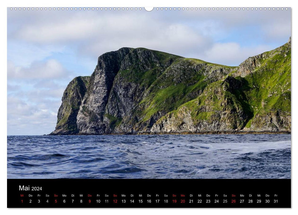 Norway - From West to South (CALVENDO wall calendar 2024) 