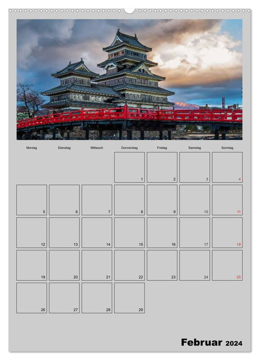 Wonderful Japan (CALVENDO Premium Wall Calendar 2024) 