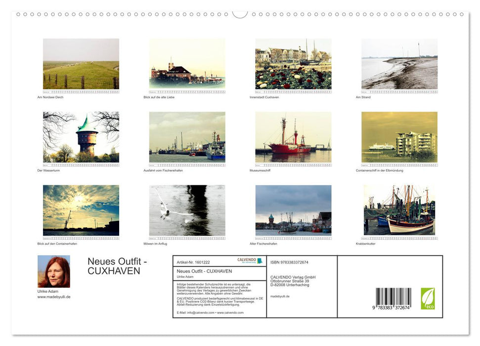 Nouvelle tenue - CUXHAVEN (Calvendo Premium Wall Calendar 2024) 