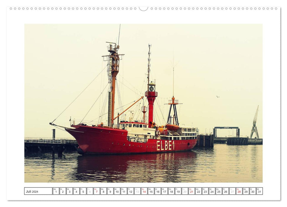 Nouvelle tenue - CUXHAVEN (Calvendo Premium Wall Calendar 2024) 