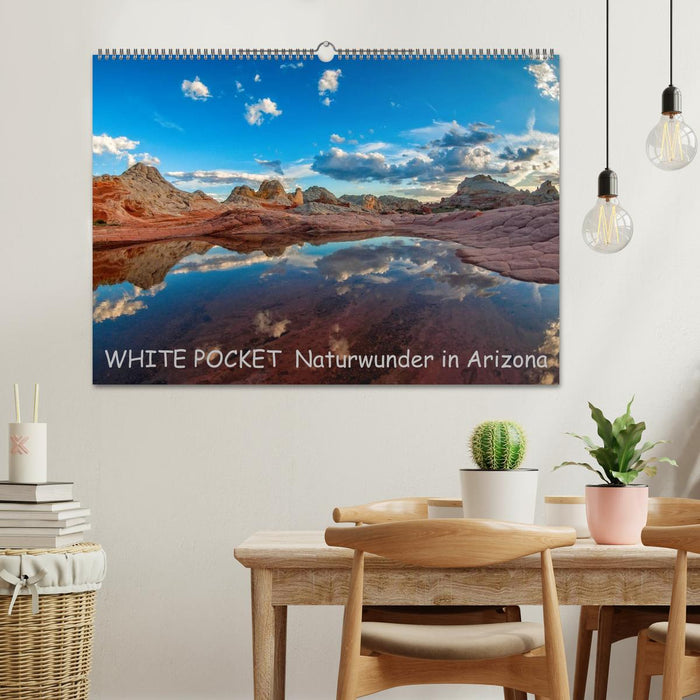 WHITE POCKET - Merveilles naturelles en Arizona (Calendrier mural CALVENDO 2024) 