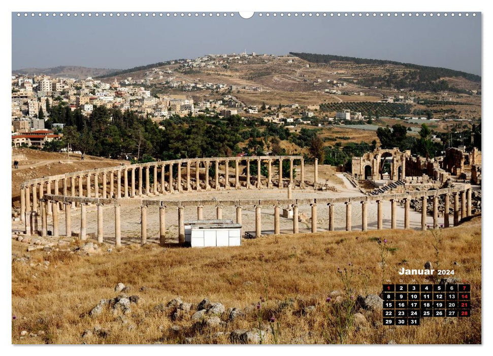 Jordanien. Königreich in der Wüste (CALVENDO Premium Wandkalender 2024)