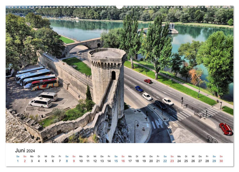 Avignon - Weltkulturerbe der UNESCO (CALVENDO Premium Wandkalender 2024)