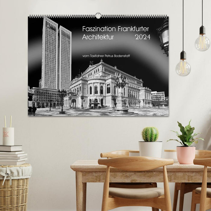 Faszination Frankfurter Architektur (CALVENDO Wandkalender 2024)