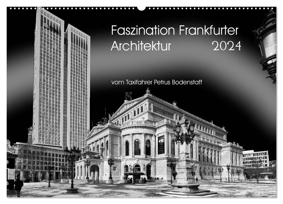Fascination de l'architecture de Francfort (calendrier mural CALVENDO 2024) 