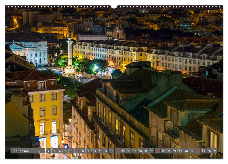 Metropolis Lisbonne (Calendrier mural CALVENDO 2024) 