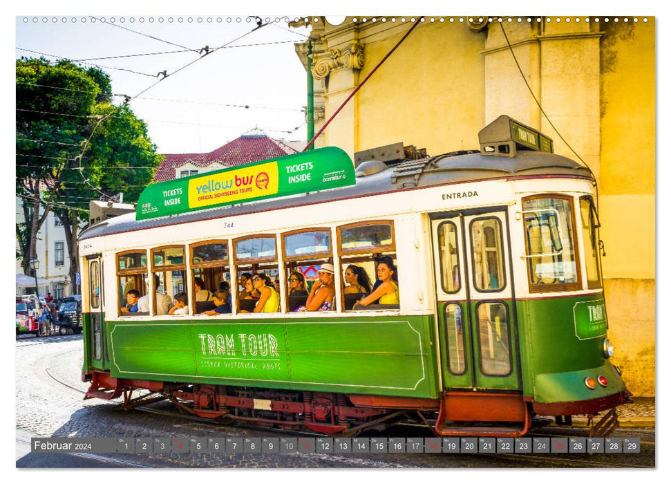 Metropole Lissabon (CALVENDO Wandkalender 2024)