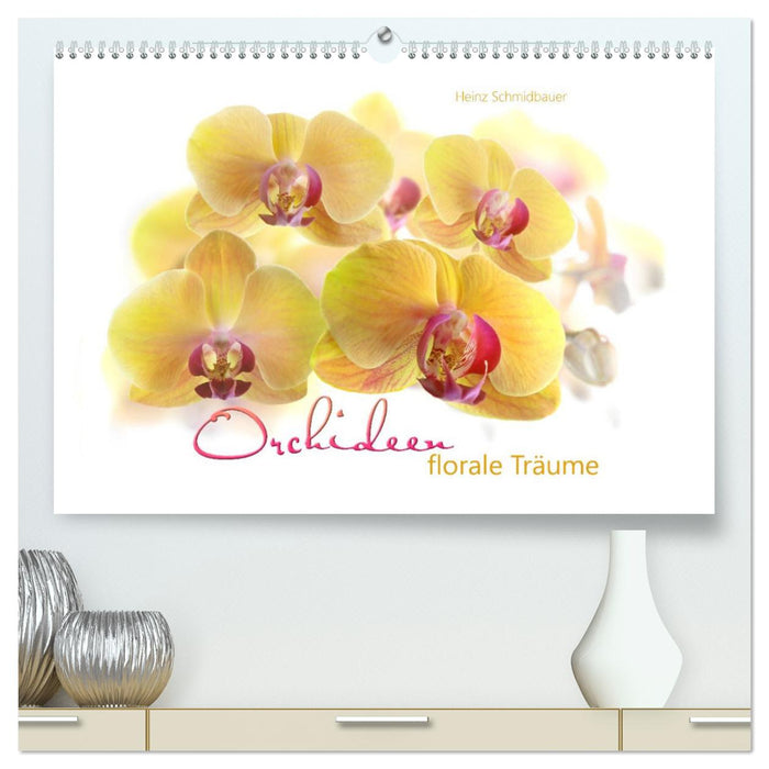 Orchideen florale Träume (CALVENDO Premium Wandkalender 2024)