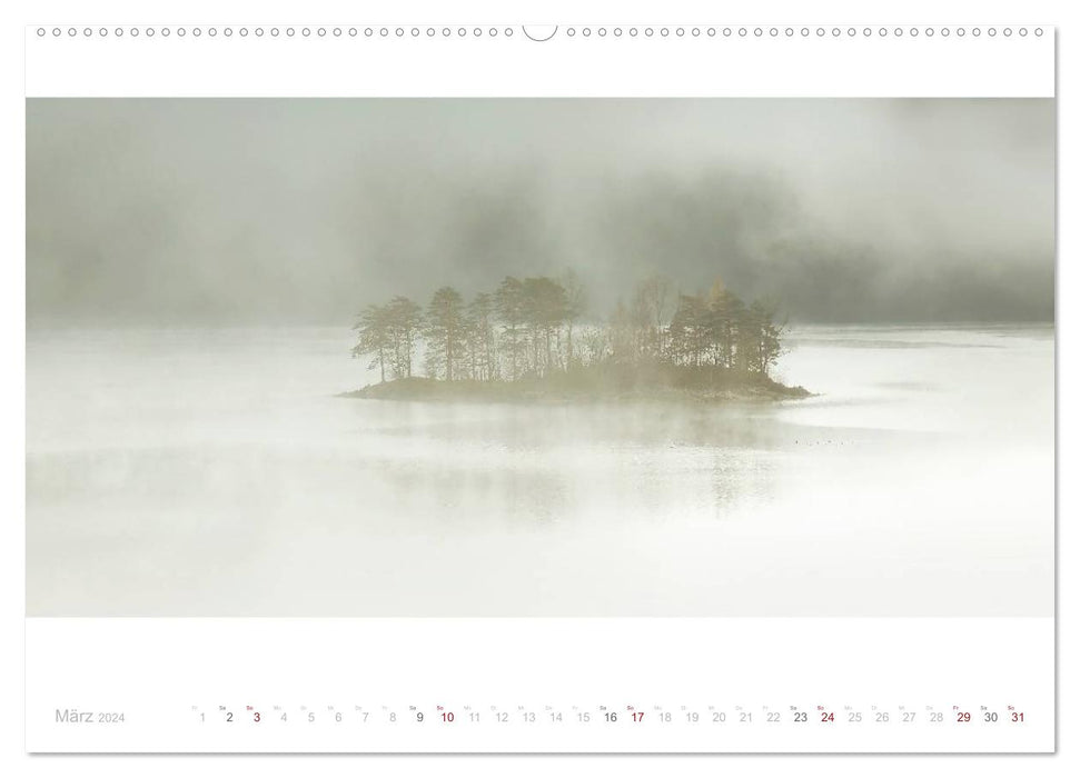 On the road at Eibsee (CALVENDO wall calendar 2024) 