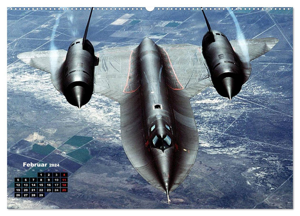 Fascination pour les avions de chasse (calendrier mural CALVENDO 2024) 