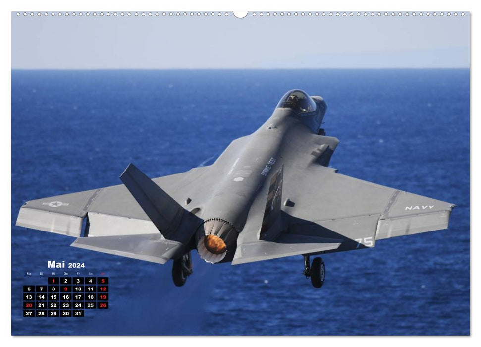 Faszination Kampfflugzeuge (CALVENDO Wandkalender 2024)