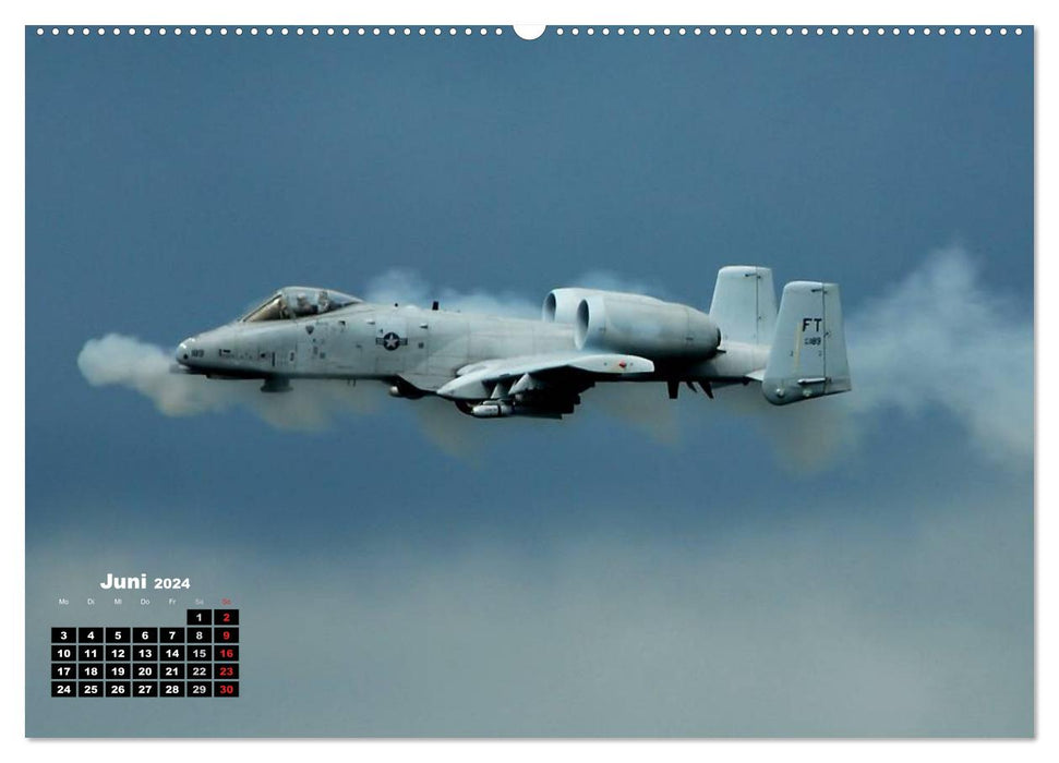 Fascination with fighter aircraft (CALVENDO wall calendar 2024) 