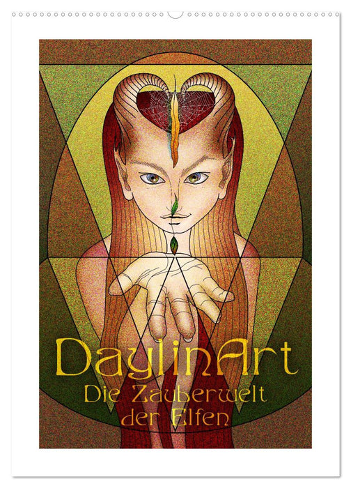 DaylinArt – Le monde magique des elfes (calendrier mural CALVENDO 2024) 