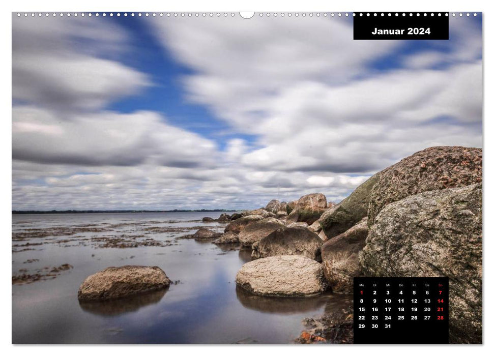 Maritime sea pictures - From the Baltic Sea to the North Sea (CALVENDO Premium Wall Calendar 2024) 