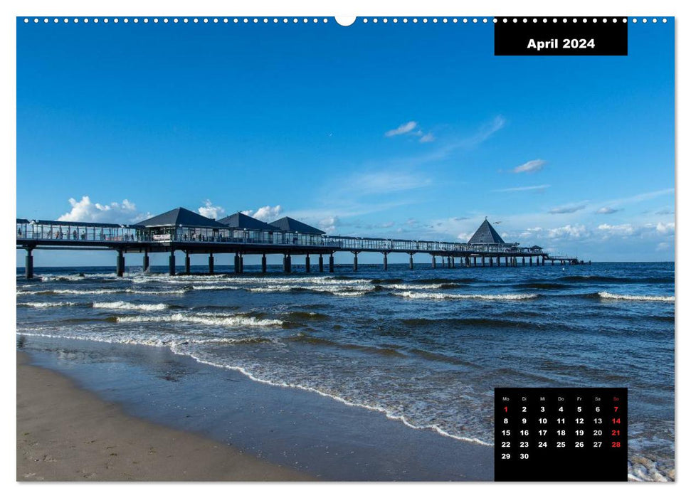 Maritime Seebilder - Von der Ostsee zur Nordsee (CALVENDO Premium Wandkalender 2024)