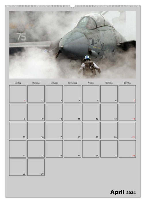 Military. US fighter aircraft (CALVENDO wall calendar 2024) 