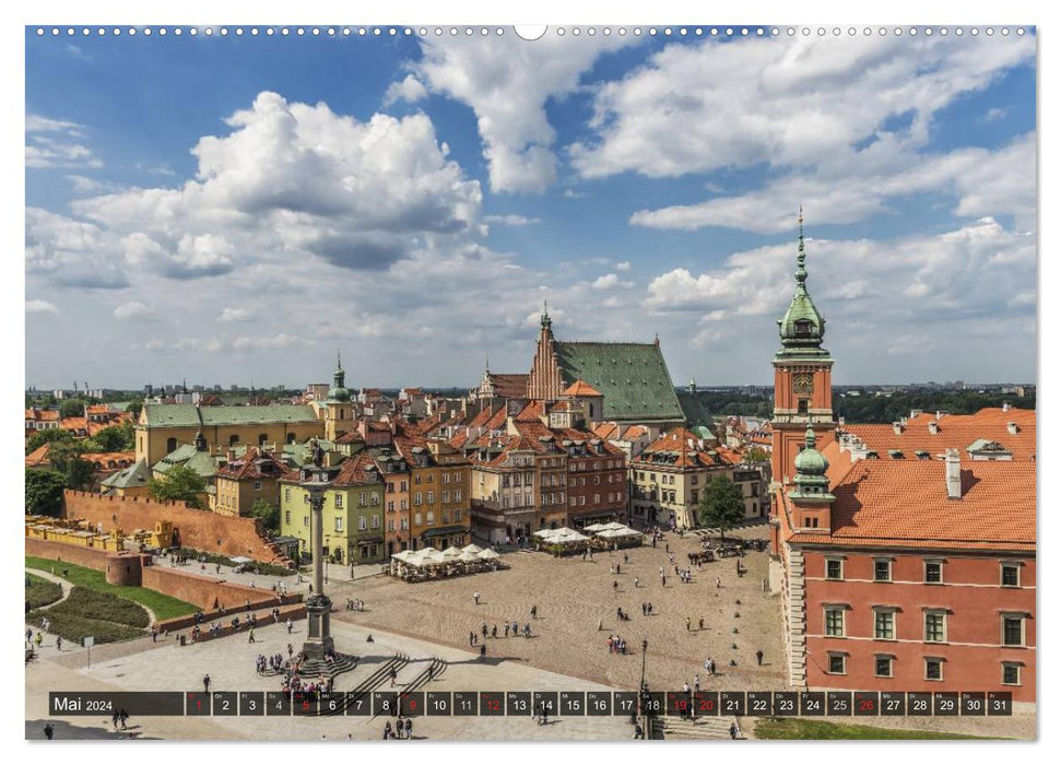 Ein Wochenende in Warschau (CALVENDO Wandkalender 2024)