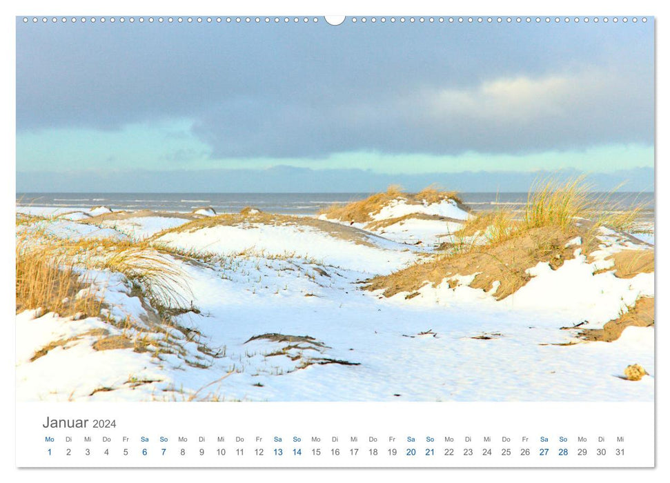 Nord du Jutland – Bienvenue au pays de la lumière (Calvendo Premium Wall Calendar 2024) 