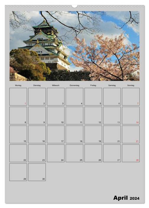 Wundervolles Japan (CALVENDO Wandkalender 2024)