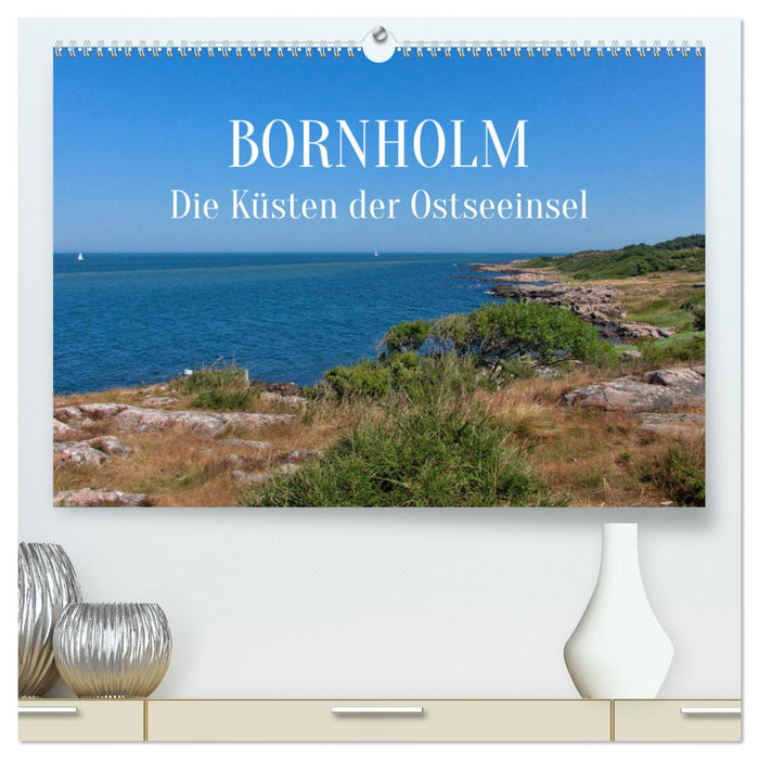 Bornholm - les côtes de l'île de la mer Baltique (Calendrier mural CALVENDO Premium 2024) 