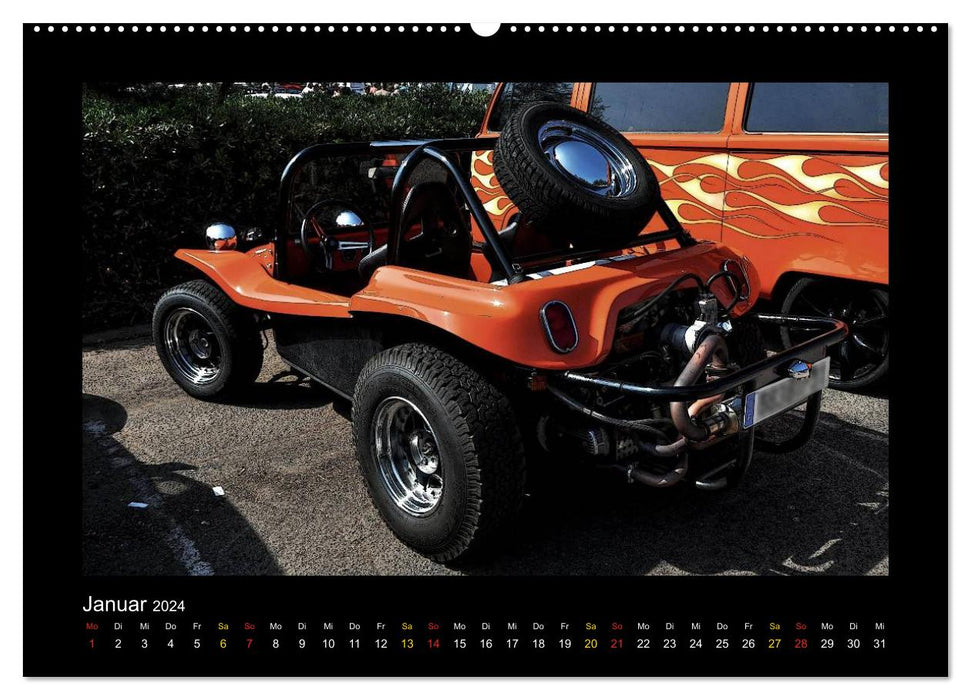 Buggies - the cult cars of the 80s (CALVENDO Premium Wall Calendar 2024) 