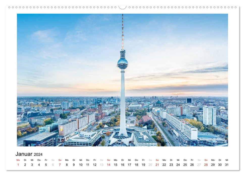 Berlin – Portrait d'une capitale (Calvendo Premium Calendrier mural 2024) 