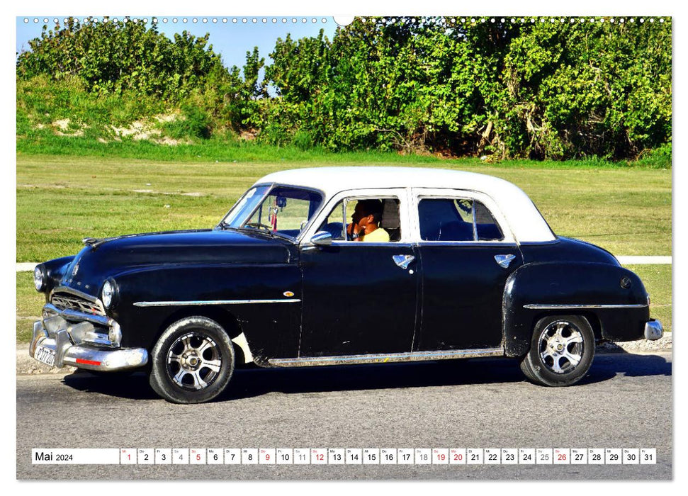 DODGE - Légendes automobiles des années 50 (Calendrier mural CALVENDO Premium 2024) 