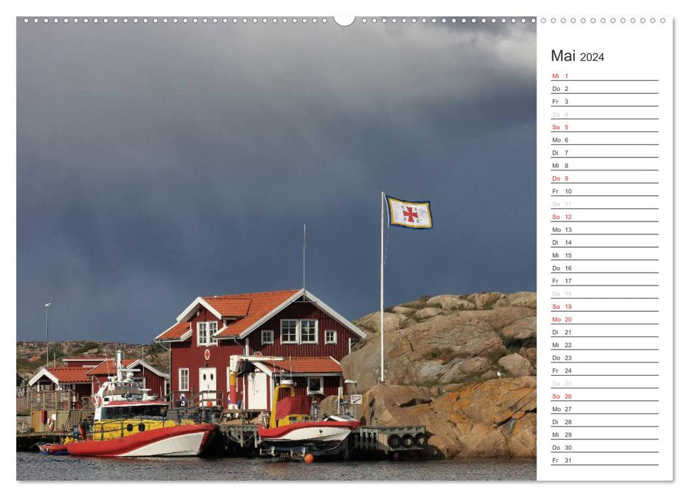 Unterwegs in Schweden (CALVENDO Premium Wandkalender 2024)