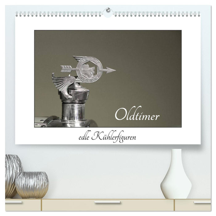 Voitures classiques - ornements de capot élégants (Calendrier mural CALVENDO Premium 2024) 
