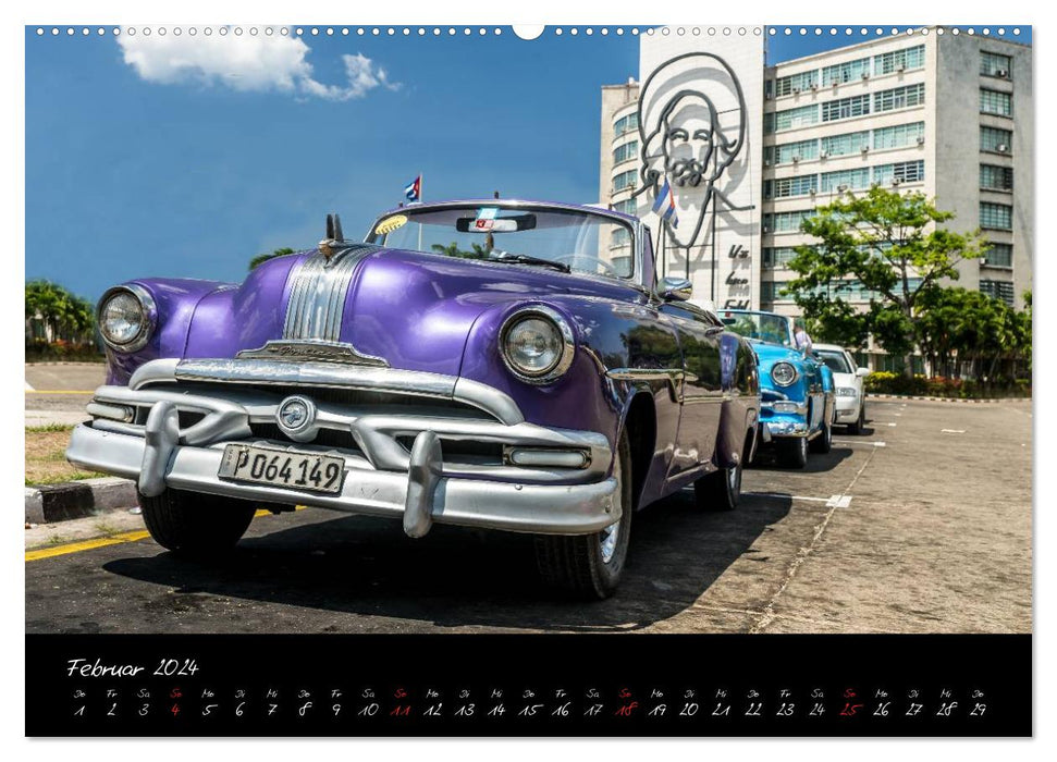 Cuba's Classic Automobiles 2024 (CALVENDO Wall Calendar 2024) 
