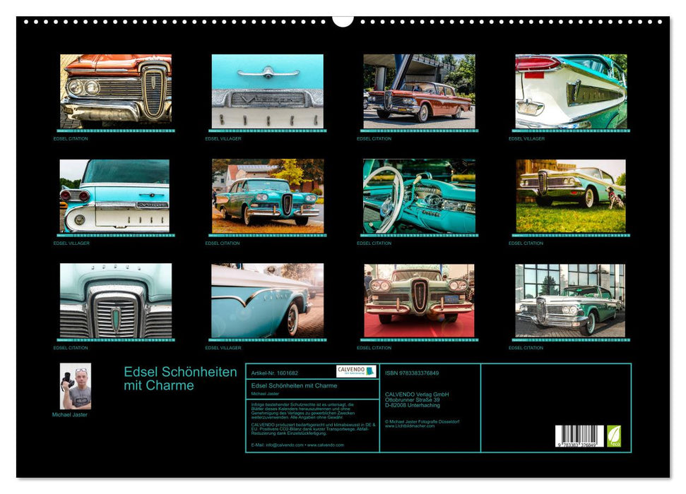 Edsel beautés avec charme (calendrier mural CALVENDO 2024) 