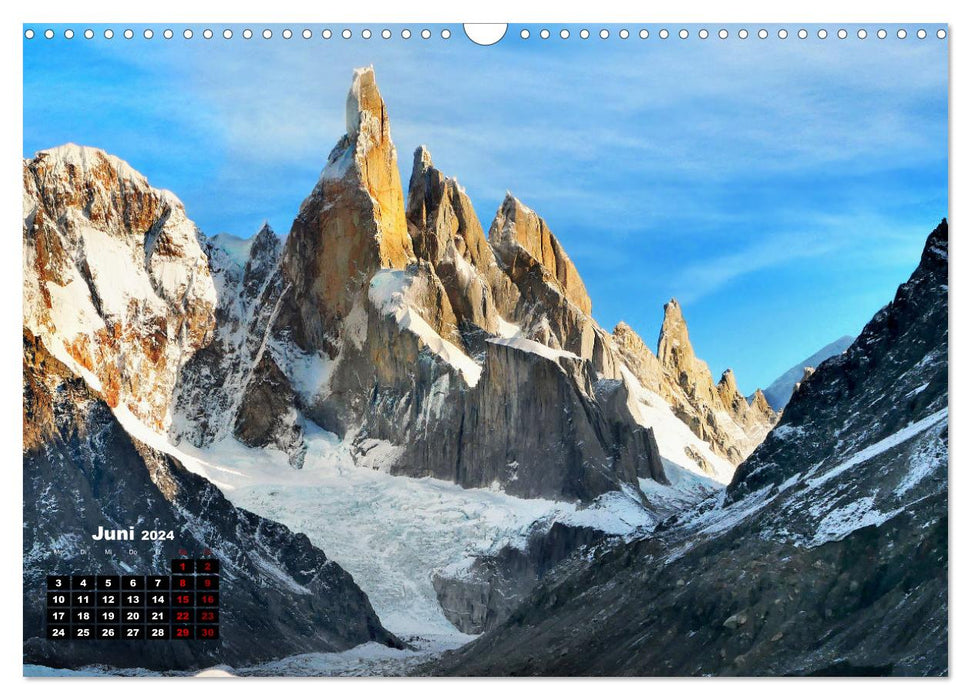 Parcs nationaux de Patagonie (Calendrier mural CALVENDO 2024) 