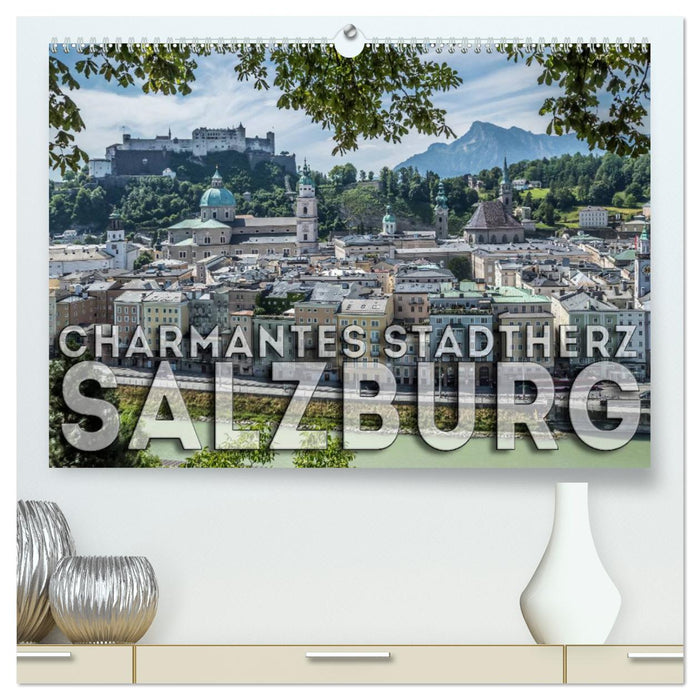 Charmantes Stadtherz SALZBURG (CALVENDO Premium Wandkalender 2024)