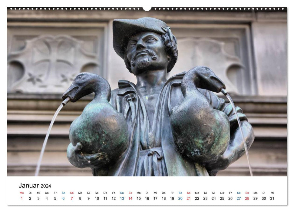 En déplacement à Lucerne (calendrier mural CALVENDO 2024) 