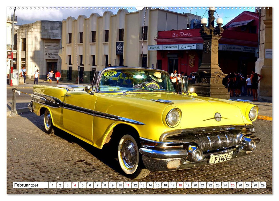 PONTIAC - Auto-Legenden der 50er Jahre (CALVENDO Premium Wandkalender 2024)
