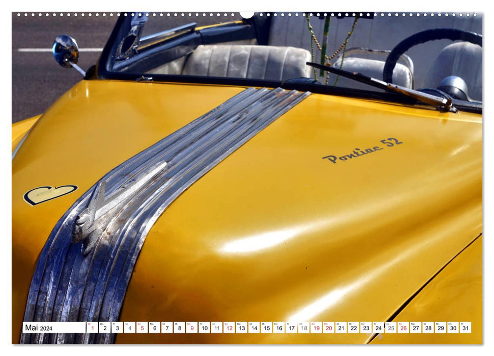 PONTIAC - Légendes automobiles des années 50 (Calendrier mural CALVENDO Premium 2024) 