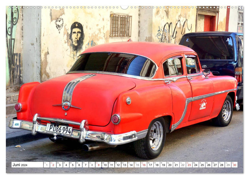 PONTIAC - Légendes automobiles des années 50 (Calendrier mural CALVENDO Premium 2024) 