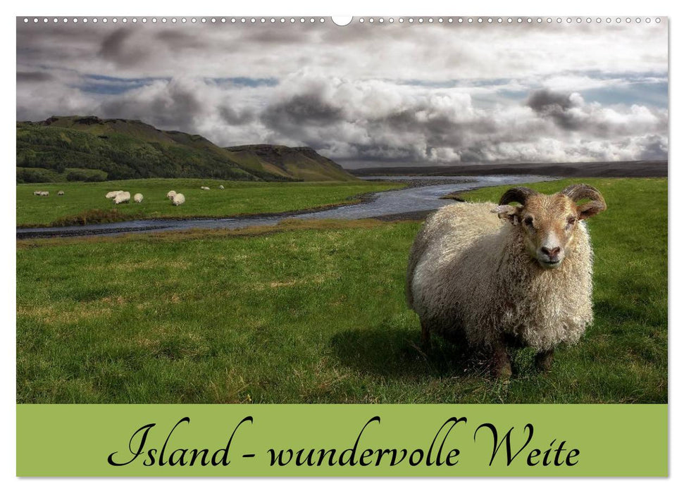 Island - wundervolle Weite (CALVENDO Wandkalender 2024)