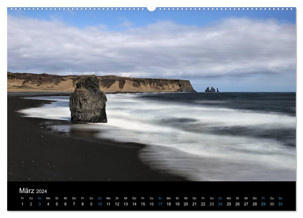 Island - wundervolle Weite (CALVENDO Wandkalender 2024)