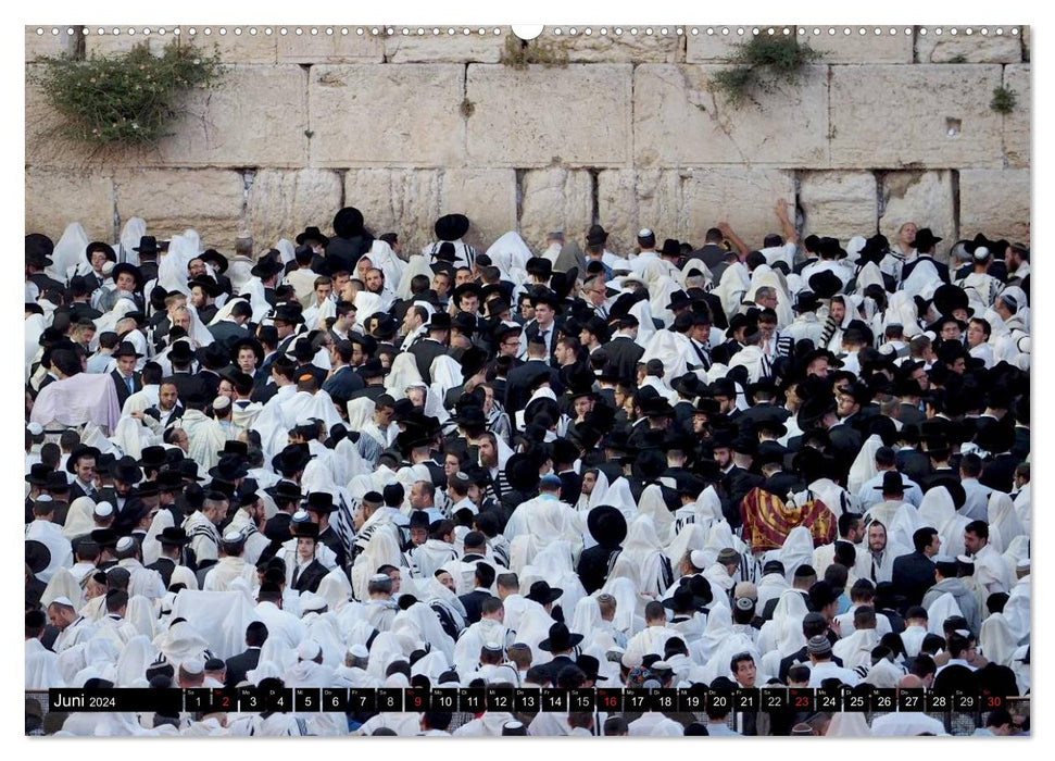 Jérusalem – Centre sacré des trois religions (Calendrier mural CALVENDO 2024) 