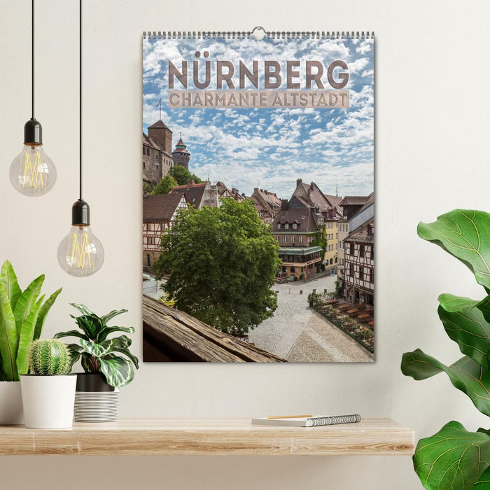 NÜRNBERG Charmante Altstadt (CALVENDO Wandkalender 2024)