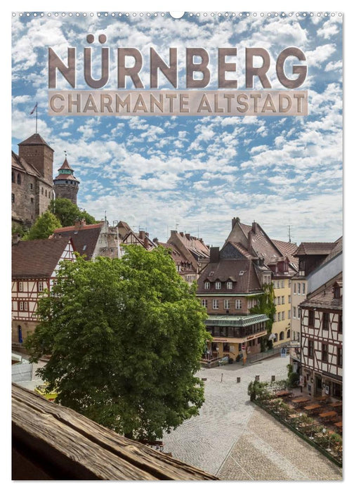 NUREMBERG Charmante vieille ville (Calendrier mural CALVENDO 2024) 