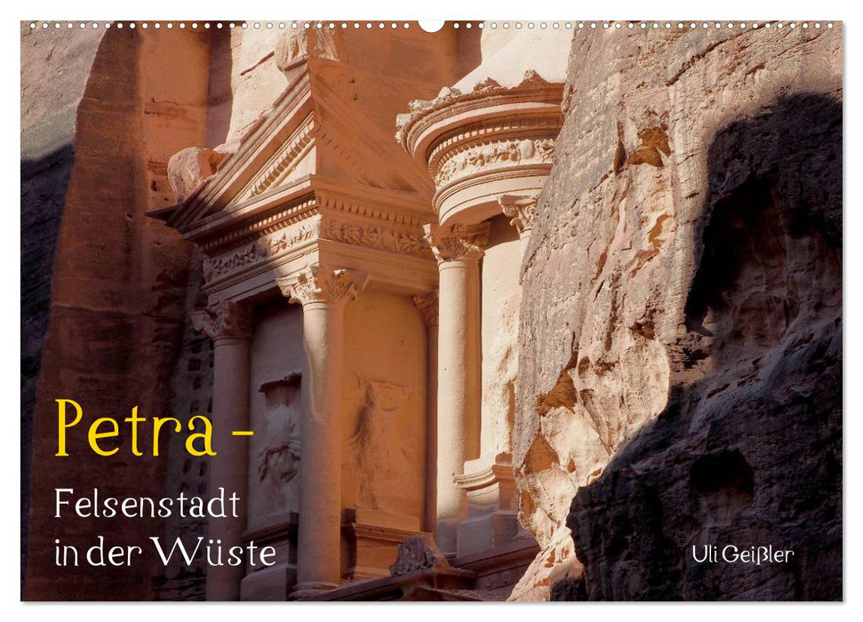 Petra - Felsenstadt in der Wüste (CALVENDO Wandkalender 2024)