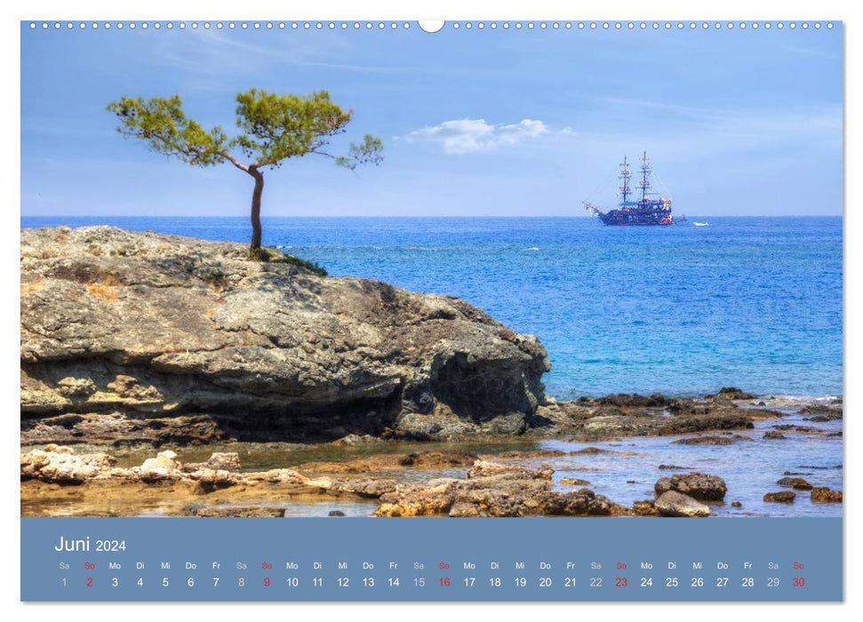 Lykien - Türkei, eine Reise zu den Schätzen der Vergangenheit (CALVENDO Premium Wandkalender 2024)