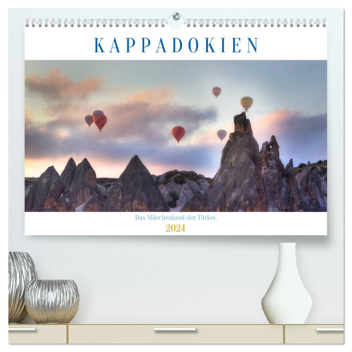 Cappadoce - Le pays des contes de fées de Türkiye (Calvendo Premium Wall Calendar 2024) 